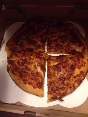 9" cheese pizza