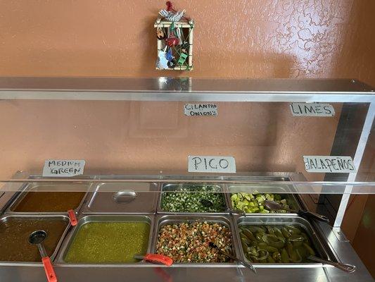 salsa bar