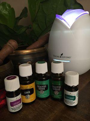 Aromatherapy for seasonal support and relaxation.