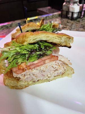 Turkey Croissant Club Sandwich