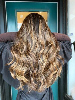 Golden Blonde Balayage