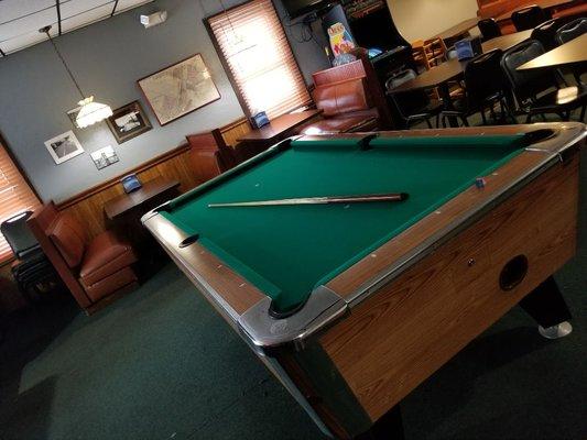 Pool anyone?
Back room also available for private parties. 
1st Fridays of the month Steel City Comedy Show @ 8:30pm