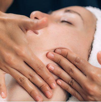 Rejuvenate facial massage.