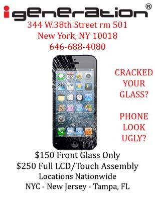 We Repair iPhone 4, 4S , 5, Samsung Galaxy S2, S3, Note 2. Macbook Pros, iMac, Pc Laptop, Touch Screens, Waterdamage and More..