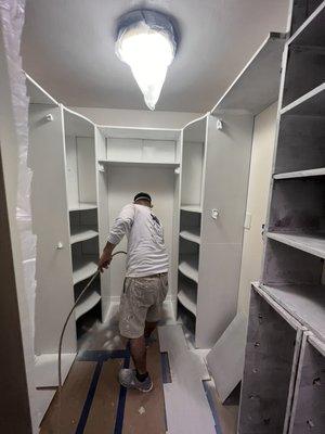 Painting closet