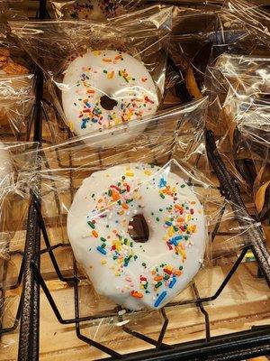 Individually wrapped donuts