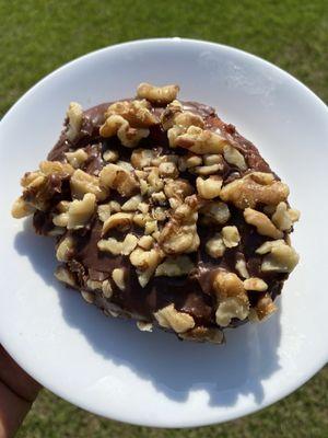 Walnut Chocolate Donut