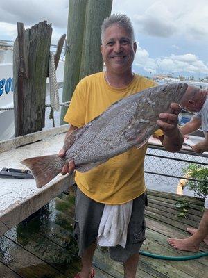 Grouper Dave's first trip. He's hooked