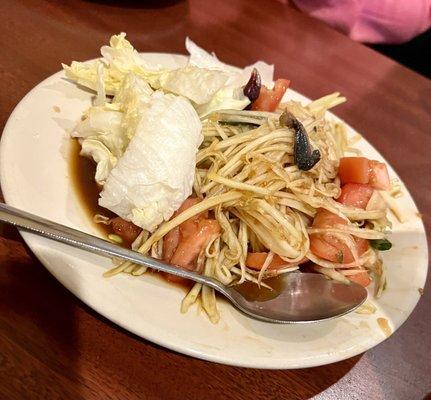 Lao Style Green Papaya Salad