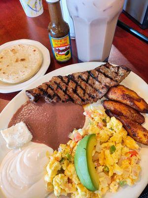 El típico w/ 6oz NY strip steak for $17