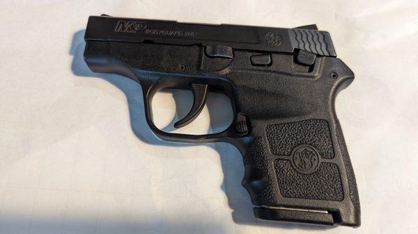 Used (consignment) S&W (M&P) .380 but a good purchase price. Yes, I bought it.