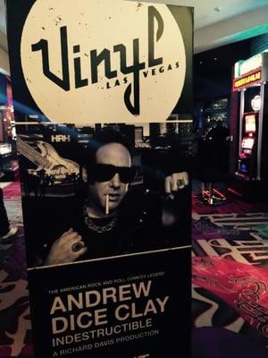 The one and only Andrew Dice Clay at the Hard Rock Hotel