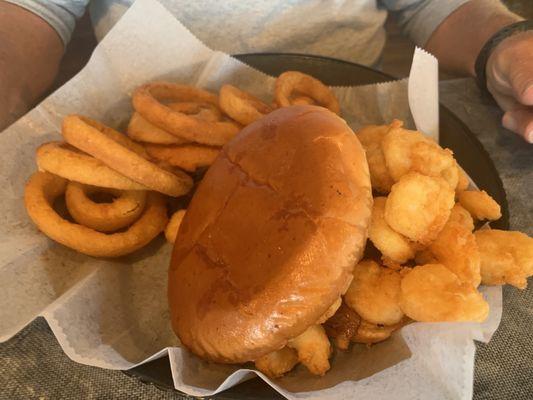 Shrimp burger