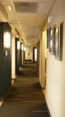 Office Hallway linking many of our operatories