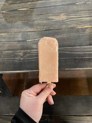 Strawberry horchata paleta (so good)