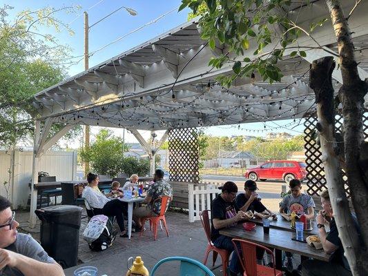 Patio dining