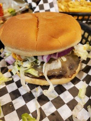 Cheeseburger from Roths on Liberty Street. So delicious!