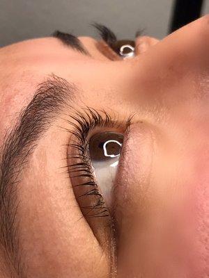 Keratin Lash Lift and Tint