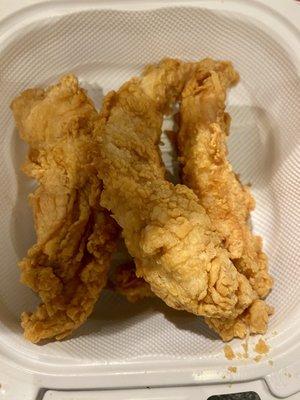 Extras: 3 Chicken Strips