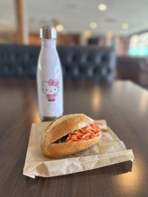 $5.50 for a mini size Banh Mi - 5 Spice Chicken