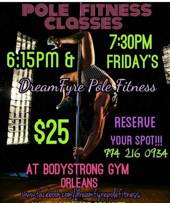 Friday night classes at BodyStrong Gym!