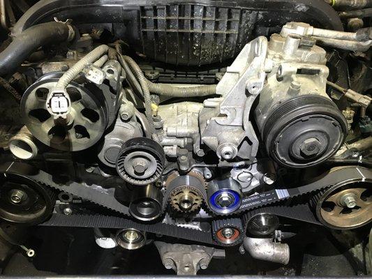 Timing belt and water pump replacement