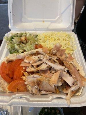 Chicken Shawarma Salad