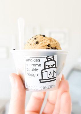 Edible Cookies + Creme Cookie Dough