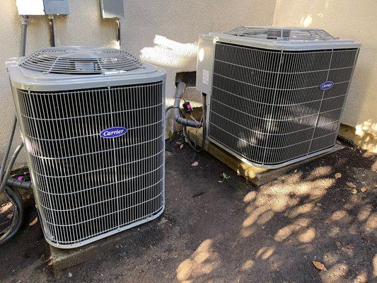 CARRIER Air Conditioner and CARRIER Performance Multipoise Furnace Installation in Napa, CA