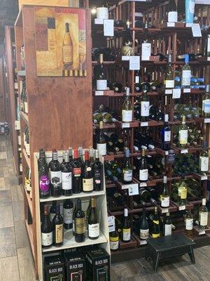 wine choice to go or drink at store