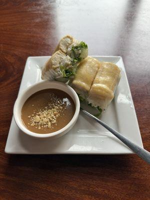 Vegetarian Salad Rolls (Fried Tofu)