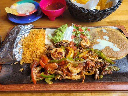 Fajitas Don Sol.  Yum! Service and food are always fantastic!