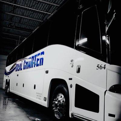 56 Passenger MCI J4500 Motorcoach Exterior