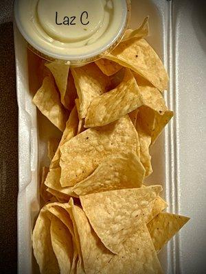 Chips w/queso