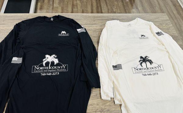 Custom apparel ready to deliver!