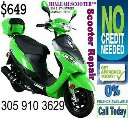 Scooters New financing available