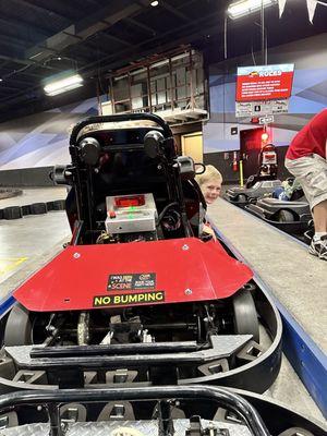 2 and 1 person go carts geared more for younger kids