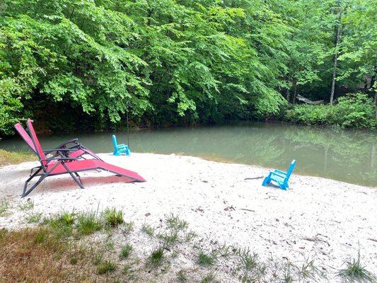 Spring fed swimming hole