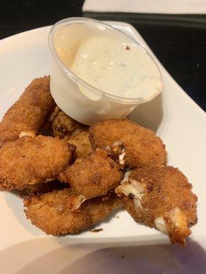 Jalapeño cheese curds ($8.99)