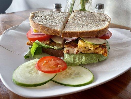 Vegan Egg Sandwich Breakfast