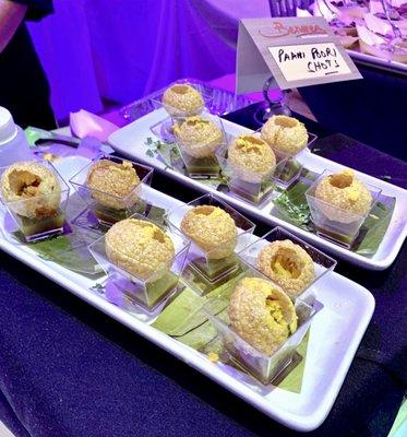 Dining Out Jersey Foodie Expo. 2022- Pani Puri Shots from Benares Indian Restaurant!