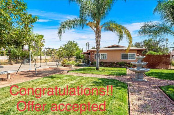 Offer accepted for my buyers in Perris, CA