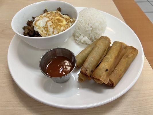 Lumpia and Sisig