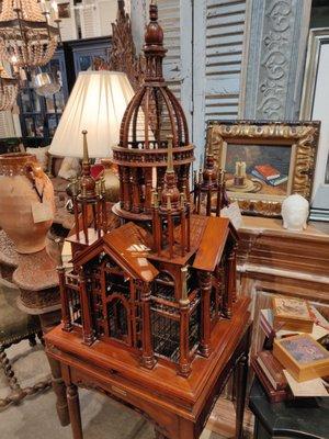 Antique birdcage