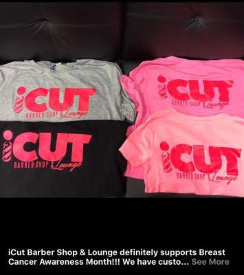 MERCH!!! iCut supports Breast Cancer Awareness