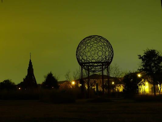 Mueller Southwest Greenway at night