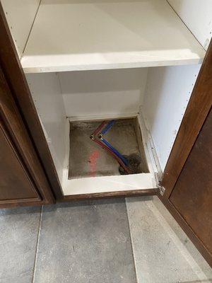 Attention to detail to minimize the resulting damage to cabinets.