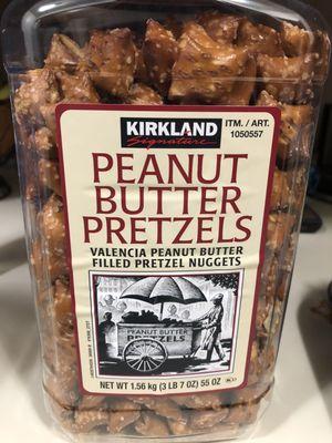 Peanut butter pretzels