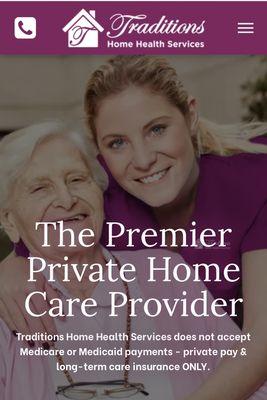 Outstanding private home care provider!