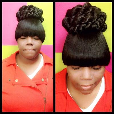 Twist pony tail by London